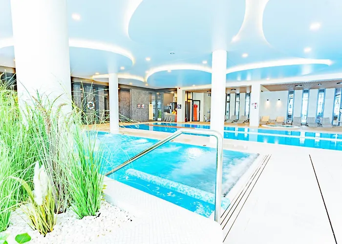 Horyzont Apartamenty -Polanki AQUA- Strefa SPA z basenem i fitness studio, prywatny garaż
